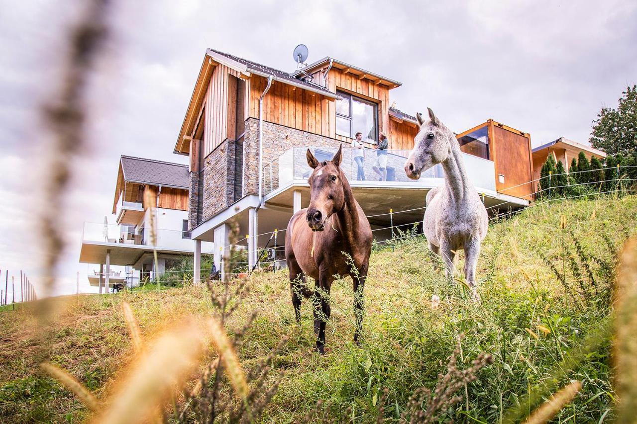 Golden Hill Country Chalets & Suites Waldschach Bagian luar foto
