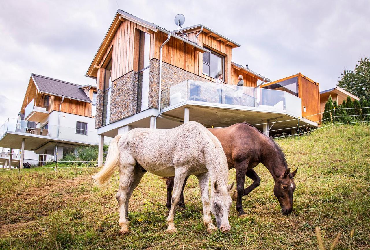 Golden Hill Country Chalets & Suites Waldschach Bagian luar foto